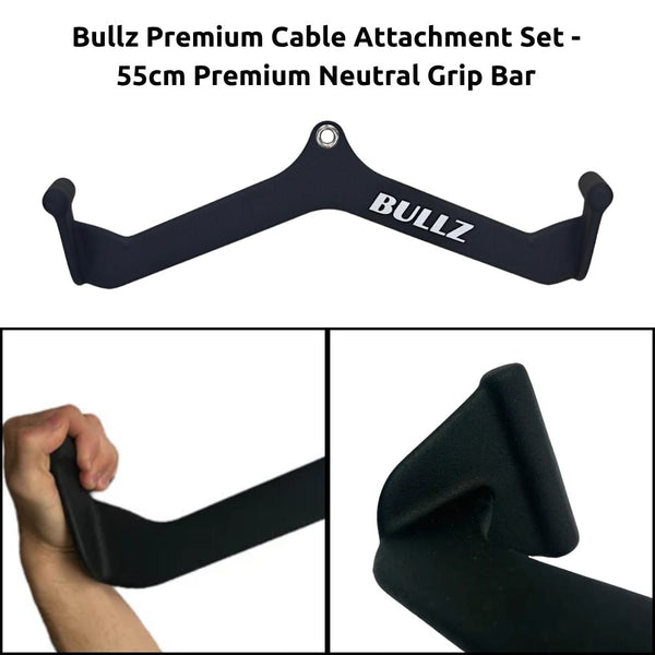 Bullz Premium Cable Attachment Set - Gymsportz