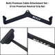 Bullz Premium Cable Attachment Set - Gymsportz