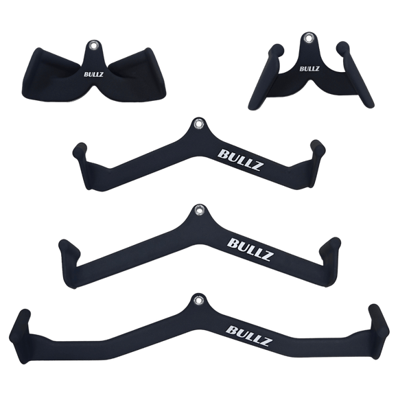 Bullz Premium Cable Attachment Set - Gymsportz