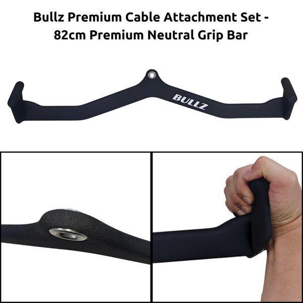 Bullz Premium Cable Attachment Set - Gymsportz