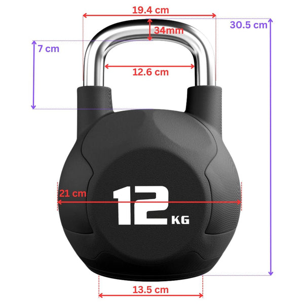 Bullz Premium Urethane Competition Kettlebell - Gymsportz