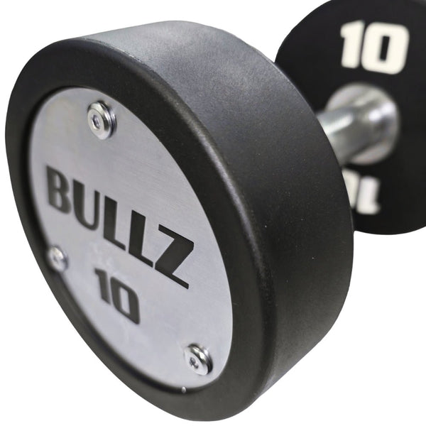Bullz Premium Urethane Round Dumbbell Set B (2.5KG TO 25KG) - Gymsportz