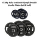 Bullz Urethane Olympic Double Handle Plates Set (2 inch) - Gymsportz
