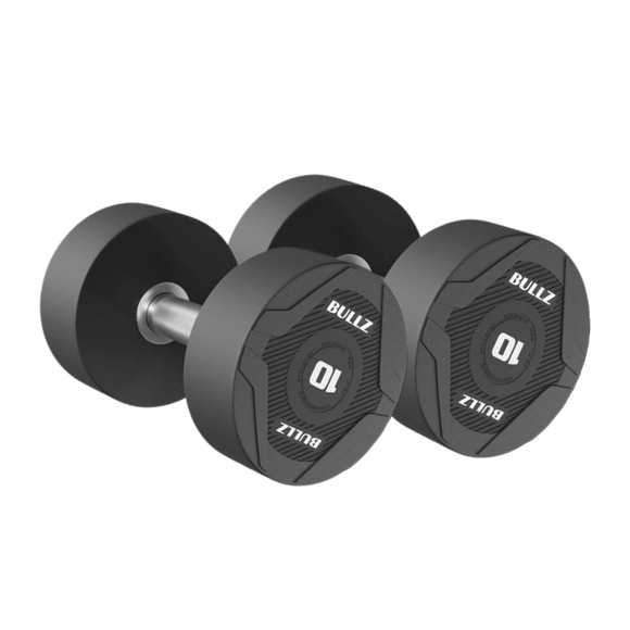 Bullz Urethane Round Dumbbell Set A (1KG to 10KG) - Gymsportz