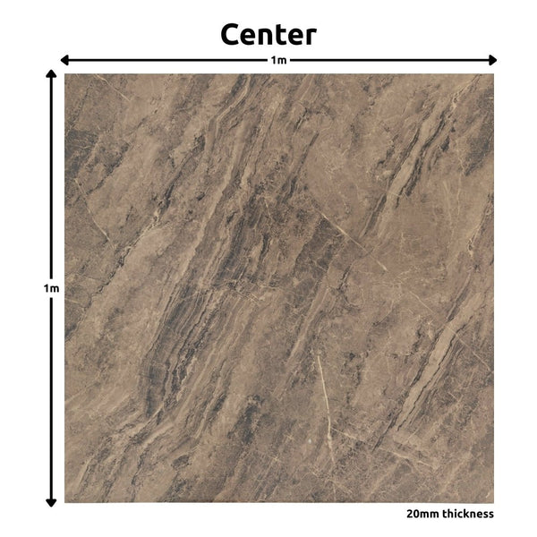 Durapro Premium Series Gym Mat (20mm) - Marble Mocha - Gymsportz