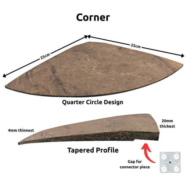 Durapro Premium Series Gym Mat (20mm) - Marble Mocha - Gymsportz