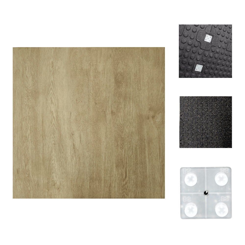Durapro Premium Series Gym Mat (20mm) - Woody Oak - Gymsportz