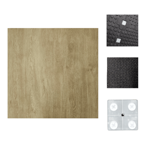 Durapro Premium Series Gym Mat (20mm) - Woody Oak - Gymsportz