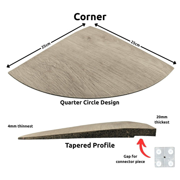 Durapro Premium Series Gym Mat (20mm) - Woody Walnut - Gymsportz