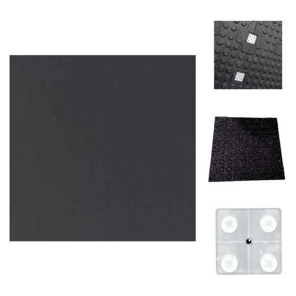 Durapro Premium Series Gym Mat (25mm) - Black - Gymsportz