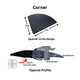 Durapro Premium Series Gym Mat (25mm) - Black - Gymsportz