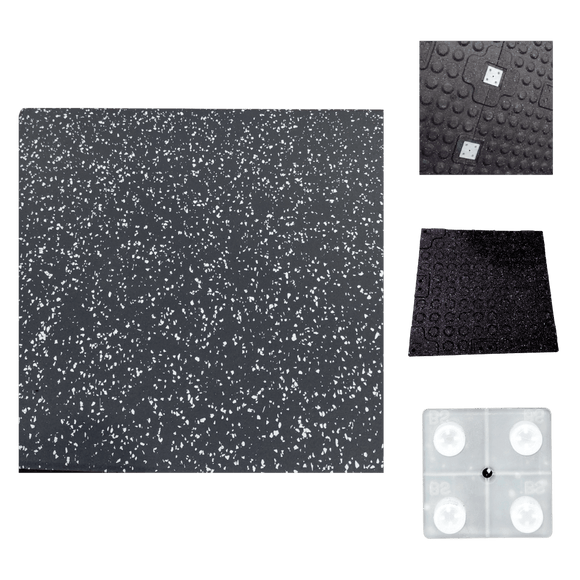 Durapro Premium Series Gym Mat (25mm) - White - Gymsportz