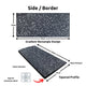 Durapro Premium Series Gym Mat (25mm) - White - Gymsportz