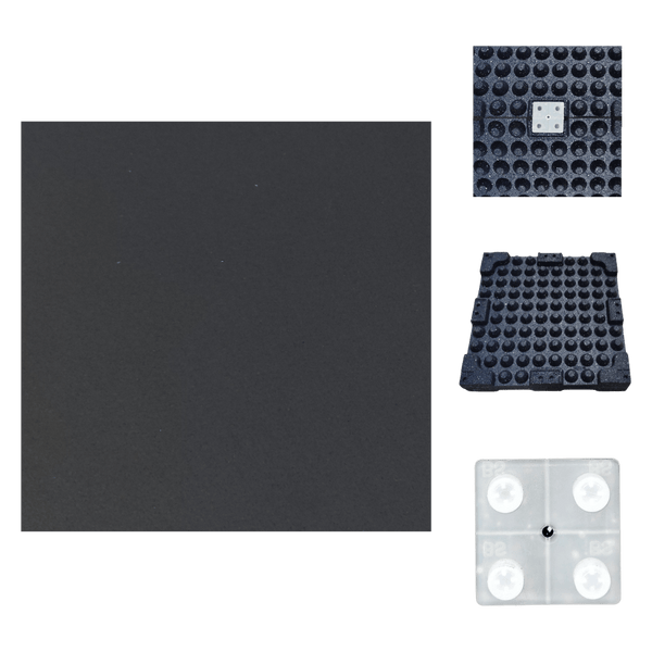 Durapro Premium Series Gym Mat (50mm) - Black - Gymsportz