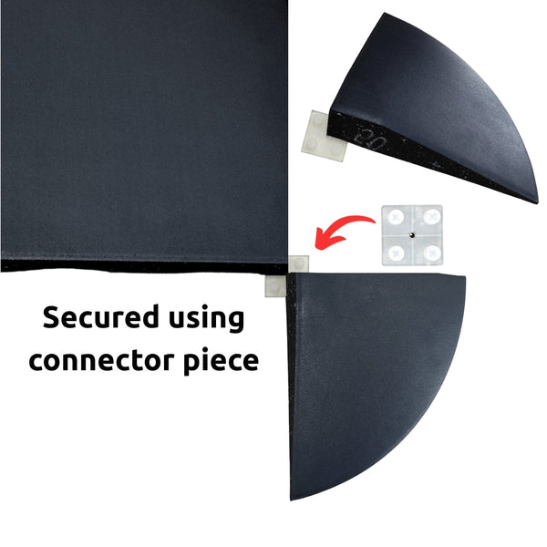 Durapro Premium Series Gym Mat (50mm) - Black - Gymsportz