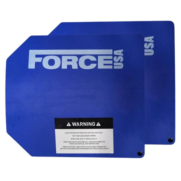 Force USA 20kg Curved Weight Vest Plates (Pair of 10kg) - Gymsportz
