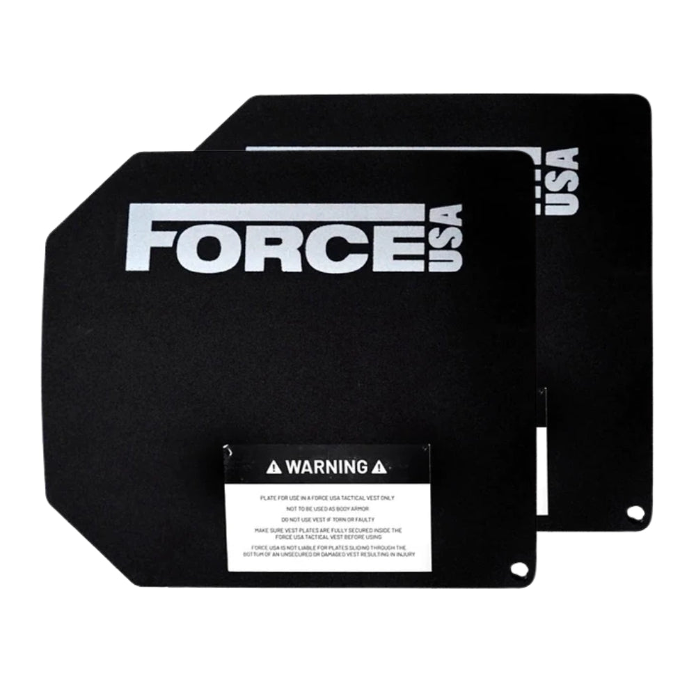 Force USA 9kg Curved Weight Vest Plate (Pair of 4.5kg) - Gymsportz
