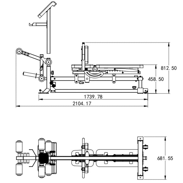 Force USA C10 Sliding Bench - Gymsportz