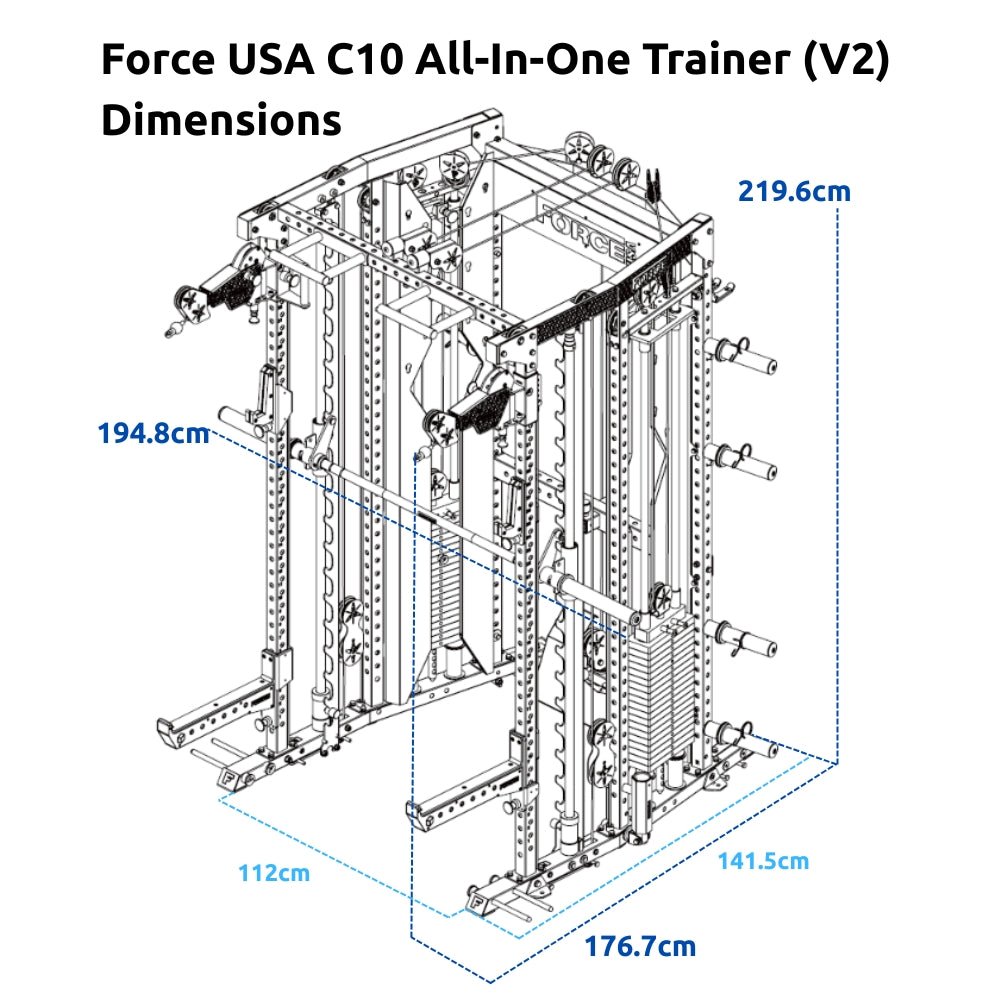 Force USA C10-V2 All-In-One Trainer - Gymsportz