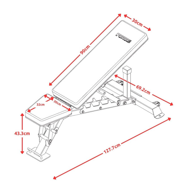 Force USA Commercial FID Bench (F - COMFID - V3) - Gymsportz