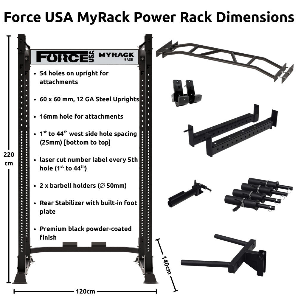 Force USA MyRack Power Rack - Gymsportz