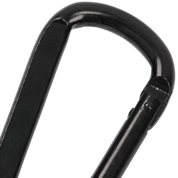 Force USA Oval Black Carabiner (Set of 8) (F - CARABINER - 8) - Gymsportz