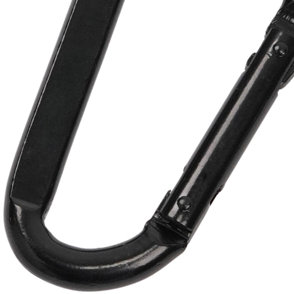 Force USA Oval Black Carabiner (Set of 8) (F - CARABINER - 8) - Gymsportz