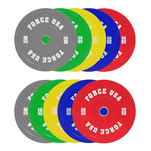 Force USA Pro Grade Bumper Plates Set - Gymsportz