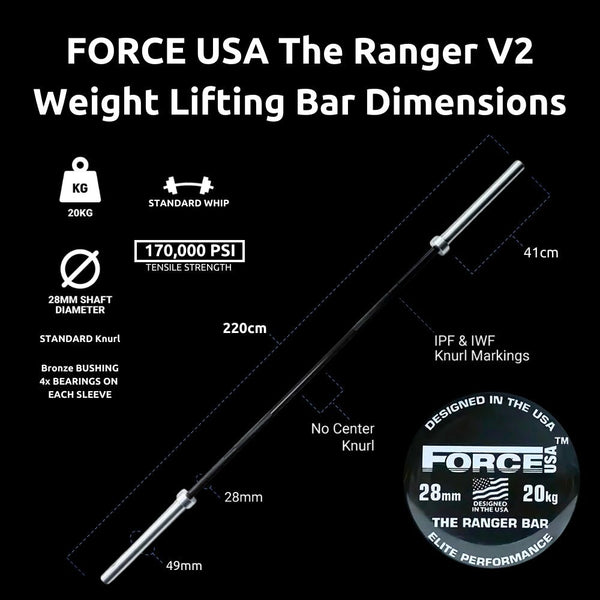 Force USA The Ranger Bar V2 - Gymsportz