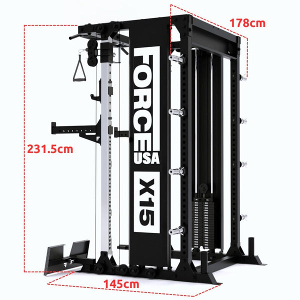 Force USA X15 Multi Trainer (Half Rack) - Gymsportz