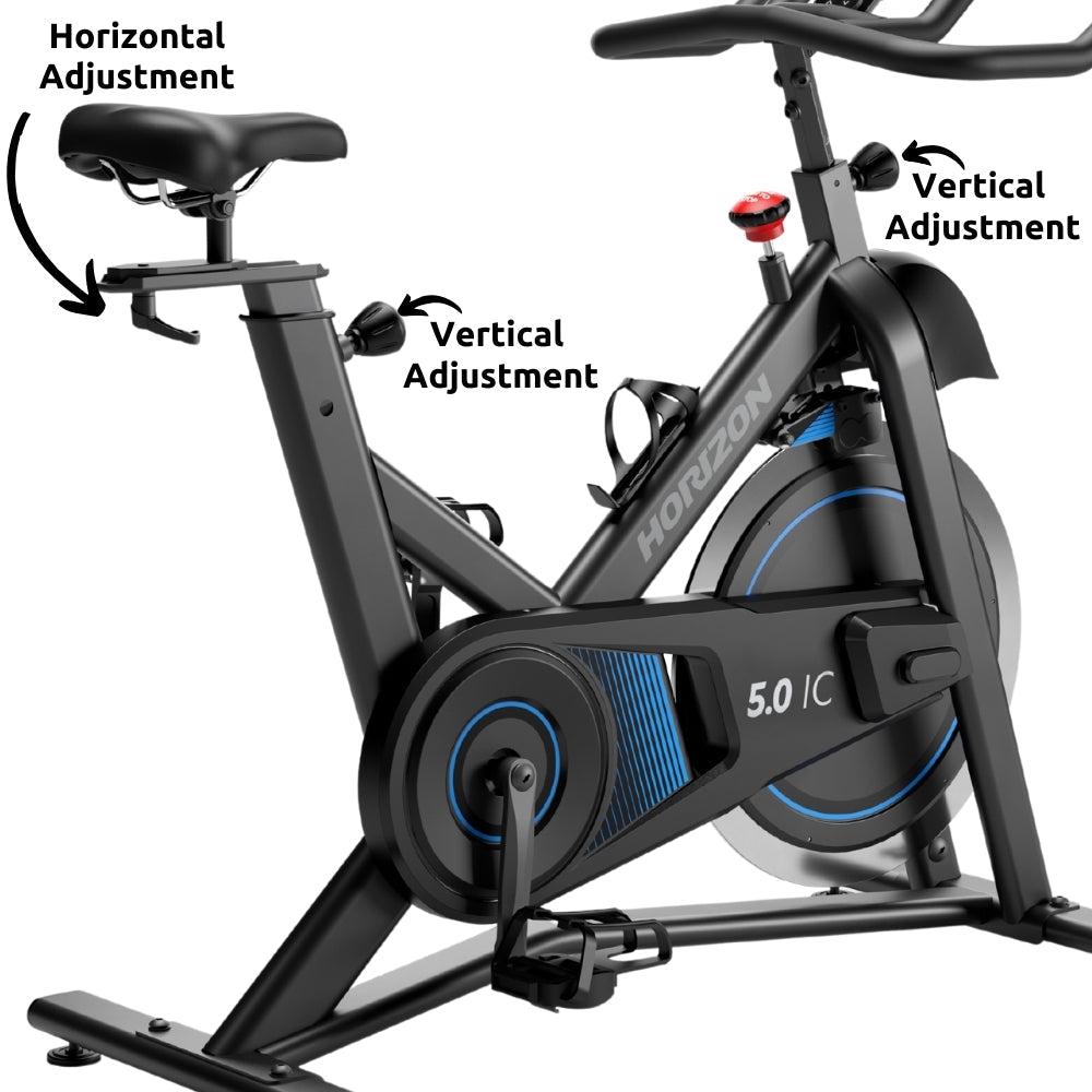 Horizon 5.0IC Indoor Spin Bike - Gymsportz