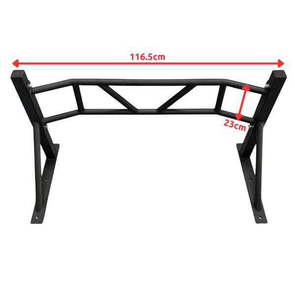 Multi - Grip Wall Mounted Chin Up Bar - Gymsportz