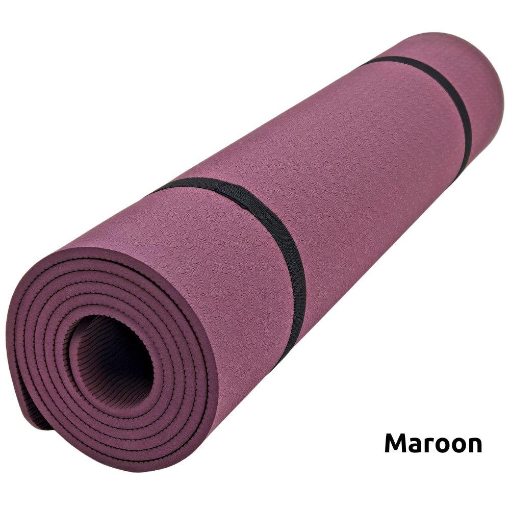 Natural Rubber Yoga Mat (SP2000EPY) - Gymsportz