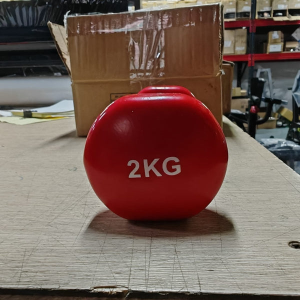 (Old Model) 2kg Vinyl Dumbbell (In Pairs) - Gymsportz