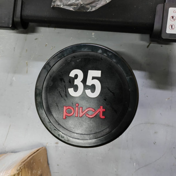 (Old Model) 35kg Pivot Round Dumbbells (In Pairs) - Gymsportz