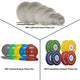 Olympic Barbell and Weight Plate Set - Gymsportz