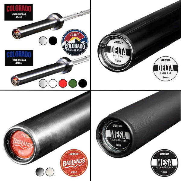 Olympic Barbell and Weight Plate Set - Gymsportz