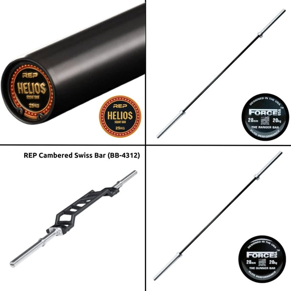 Olympic Barbell and Weight Plate Set - Gymsportz