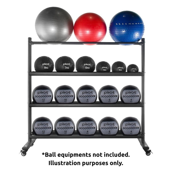 Pivot 497BSR Gym Balls Storage Rack - Gymsportz