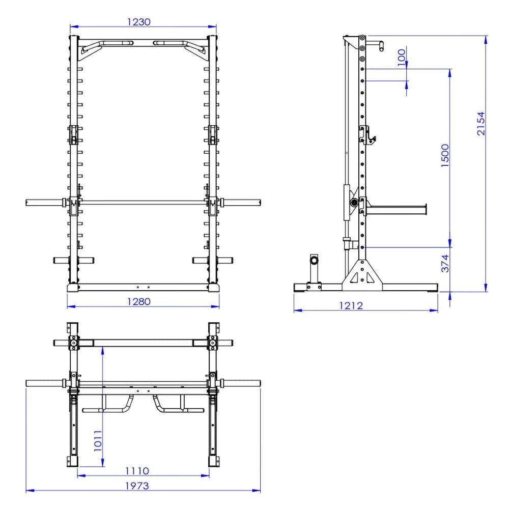 Pivot HM3310 Deluxe Smith Machine - Gymsportz