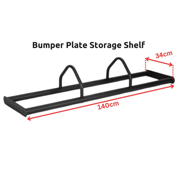 Pivot MSR - BPS Bumper Plates Storage Shelf (140cm) - Gymsportz