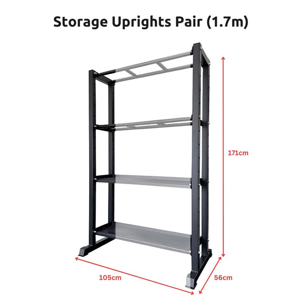 Pivot MSR - UR02 Storage Uprights Pair (1.2m) - Gymsportz