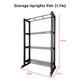 Pivot MSR - UR02 Storage Uprights Pair (1.2m) - Gymsportz