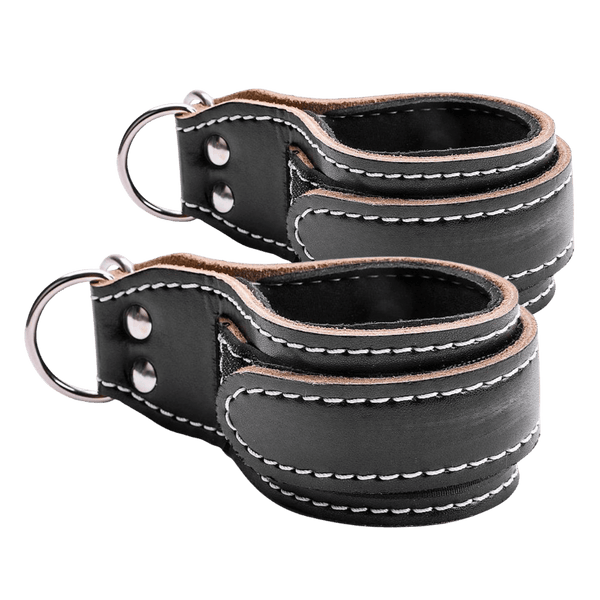 Pivot PM312 Leather Ankle Strap (In Pairs) - Gymsportz