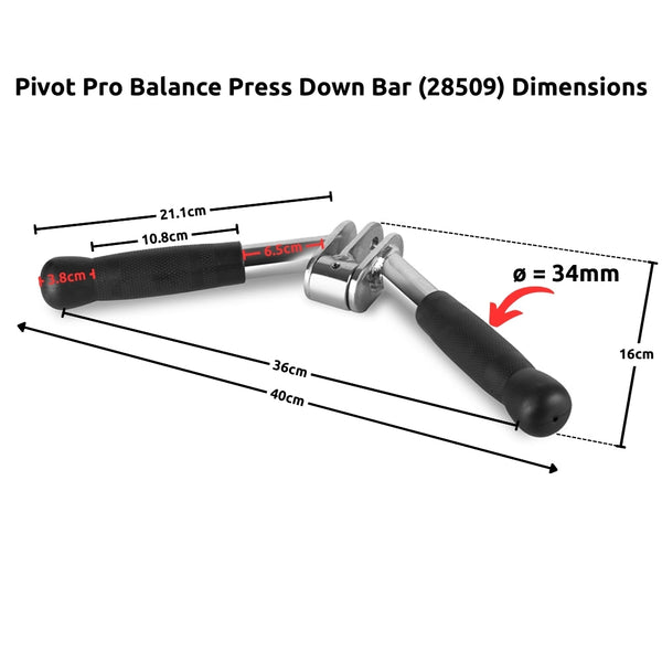 Pivot Pro Balance Press Down Bar (28509) - Gymsportz