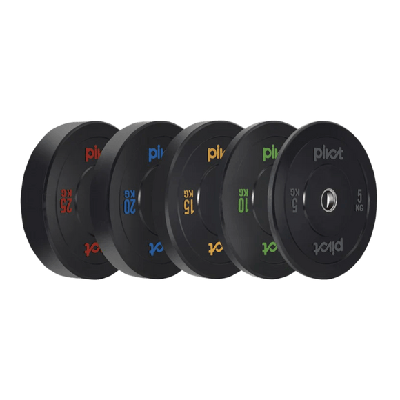 Pivot Pro Olympic Bumper Plates Set - Gymsportz