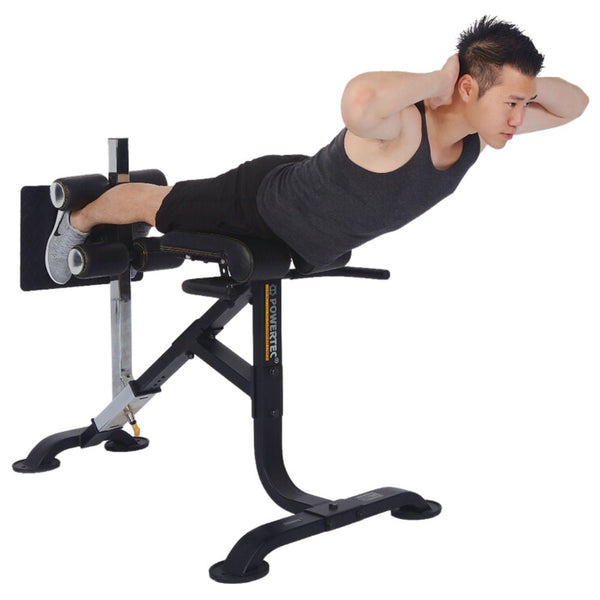 Powertec Dual Hyperextension/Crunch - Gymsportz