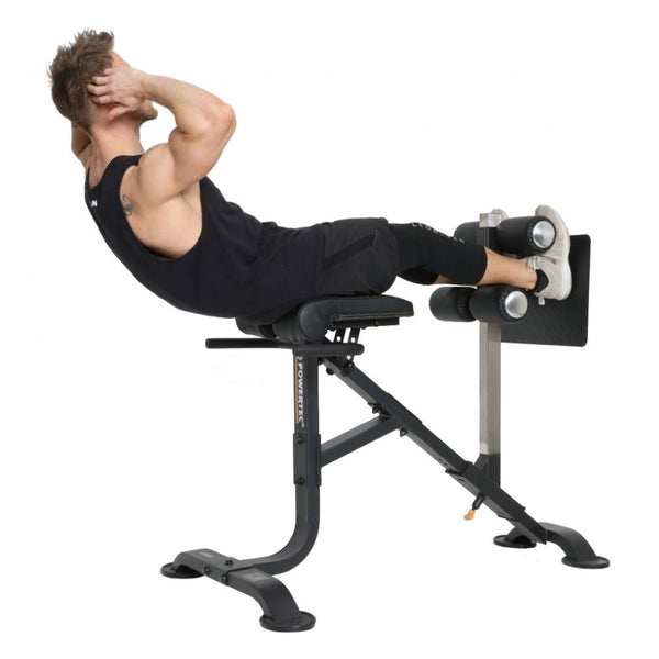 Powertec Dual Hyperextension/Crunch - Gymsportz