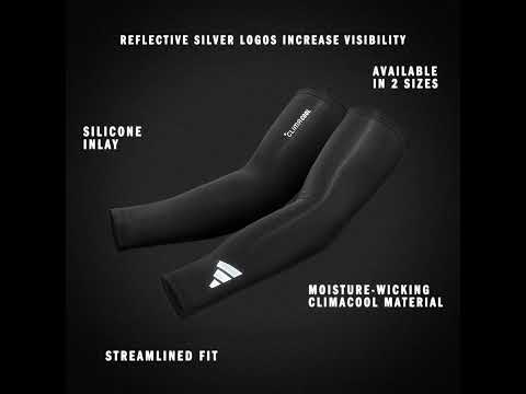 Adidas Aeroready Compression Arm Sleeves - Black (In Pairs) (ADSL-13011/2BK)