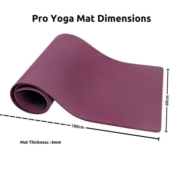 Pro Yoga Mat (SP2000EPY) - Gymsportz